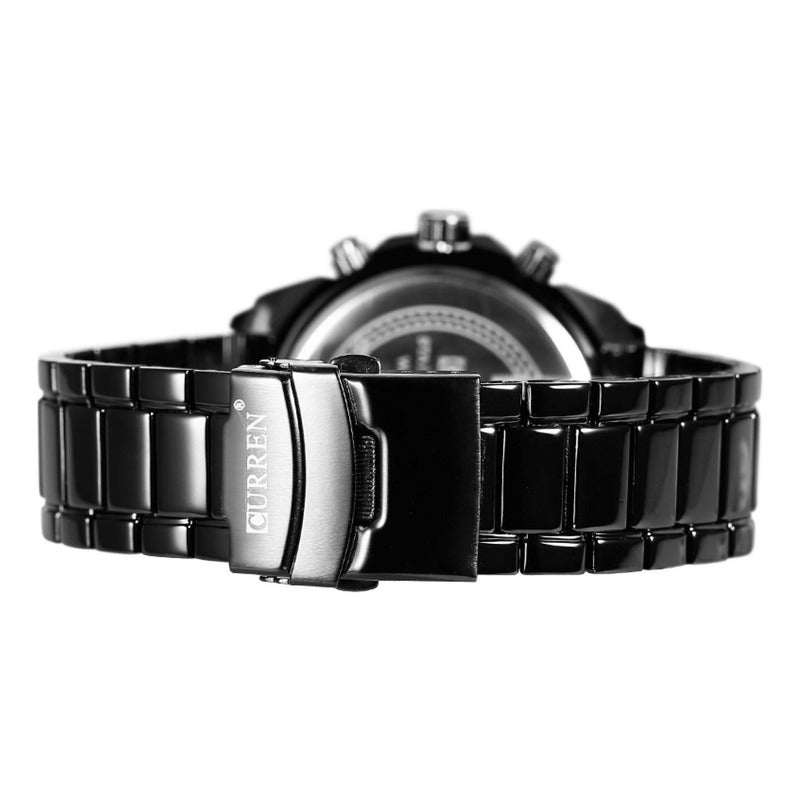 Reloj Curren 8023bkwt-7 Negro Hombre Relojesymas Negro