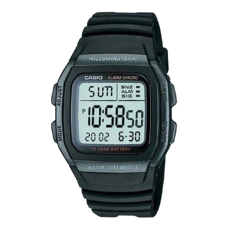 Reloj Casio Hombre W-96h Colores Surtidos/relojesymas Negro 1b