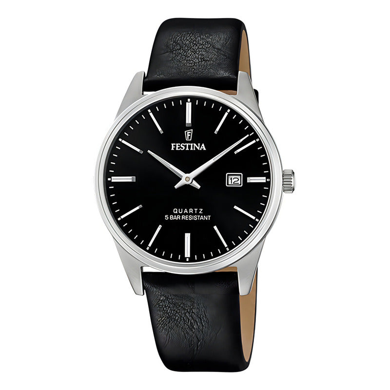 Reloj F20512/4 Festina Hombre Acero Negro Plateado Blanco