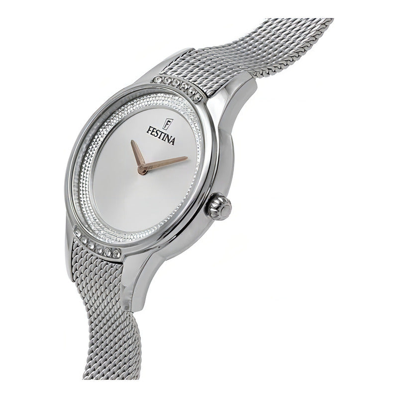 Reloj Festina Dama F20494.1 Mademoiselle Acer Fondo Plateado