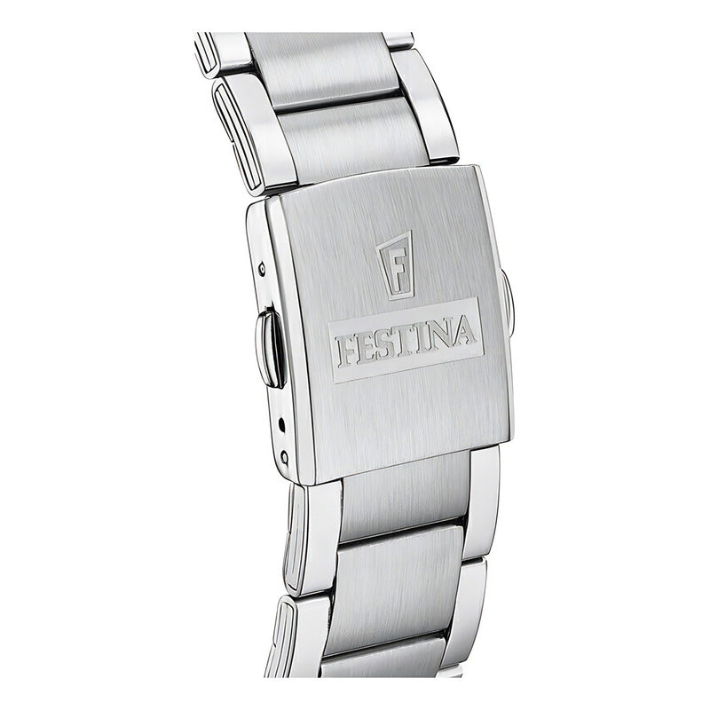 Reloj Festina Hombre F20343.8 Timeless Chrono Acero