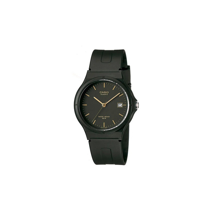 Reloj Casio Analógico Para Hombre, Con Correa Y Fondo Negro