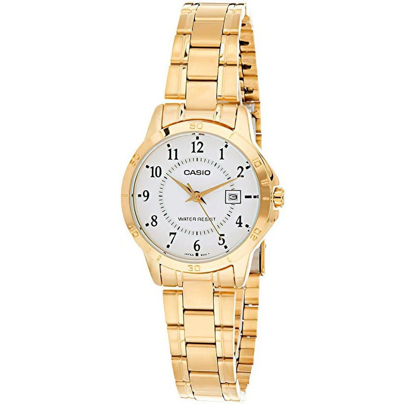 Reloj Casio Dama Ltp-v004g Colores Surtidos Relojesymas 7b Blanco Blanco