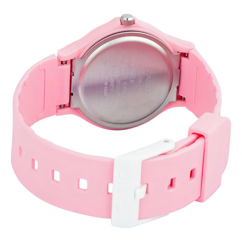 Reloj Casio Lq-24b-4b Mujer - Analogo Rosa