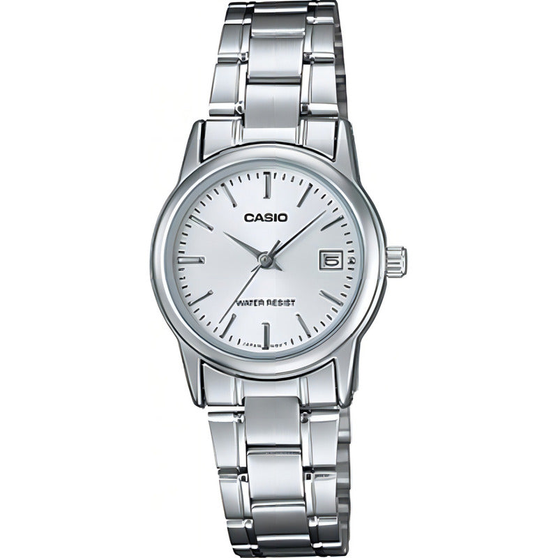 Reloj Casio Dama Ltp-v002d-7audf Plateado Plateado Ltp-v002d-7a Ma