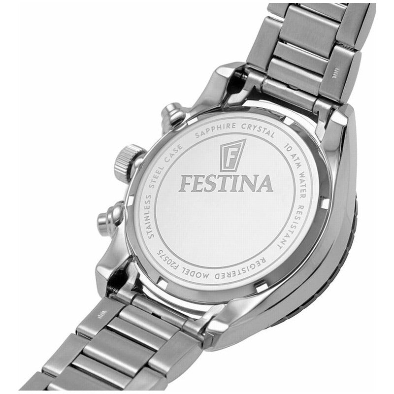 Reloj F20575/2 Festina Hombre Ceramic Plateado