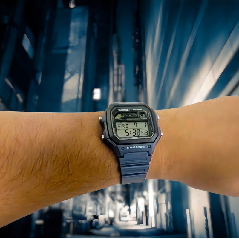 Reloj Pulsera Digital Casio Hora Mundial Prova Dágua Con Correa De Resina