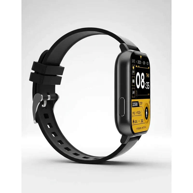Smart Watch Bluetooth Derwye Negro Negro Silicona