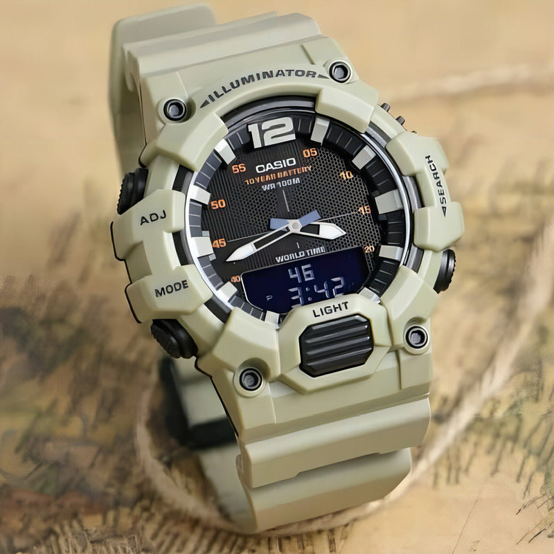 Reloj Casio Hdc-700-3a3vcf 100% Original Y Negro