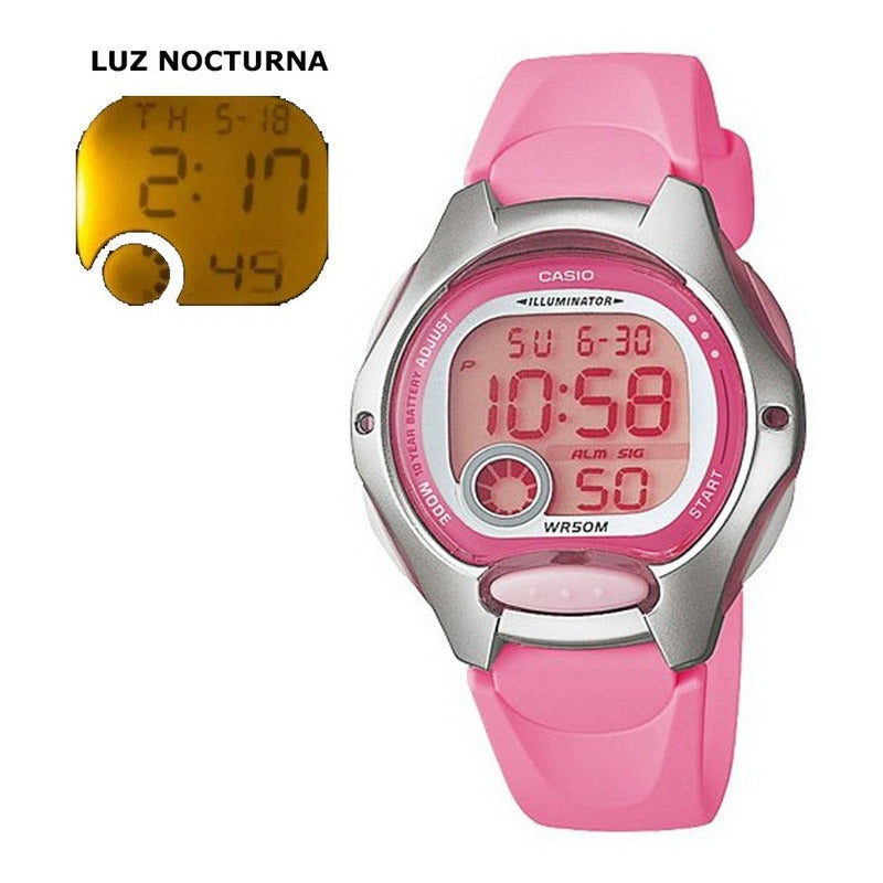 Reloj Casio Lw-200 Colores Surtidos/relojesymas Rojo 4b Rosa Rosa/plateado Gris