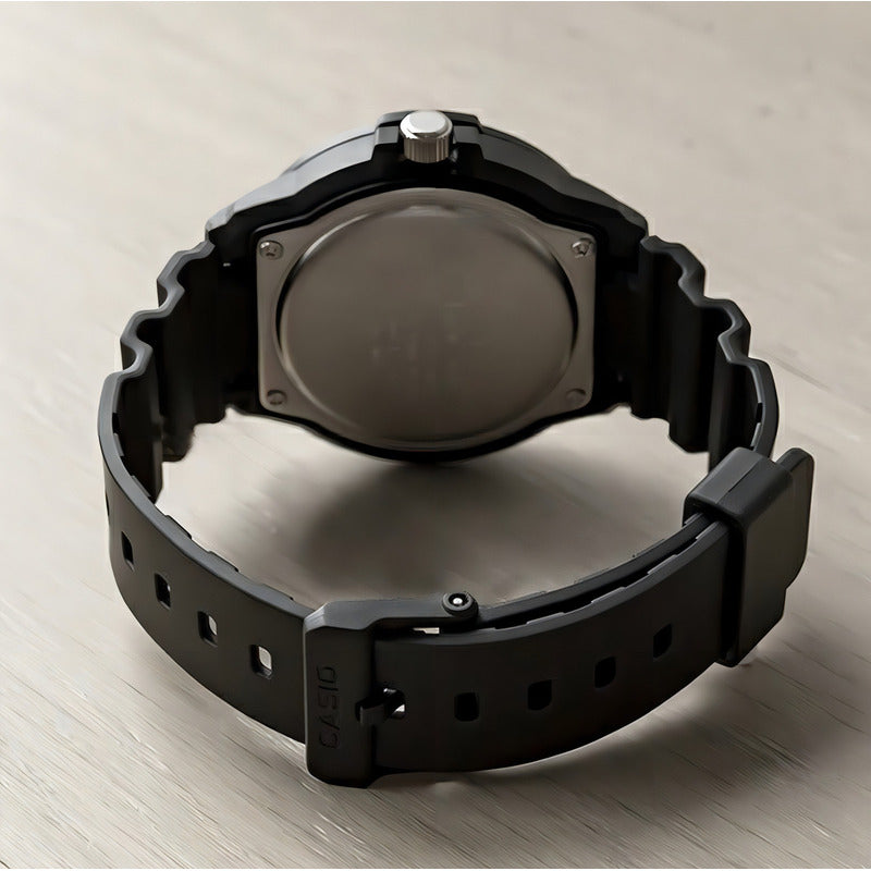 Reloj De Hombre Casio Mrw-200h-2bdf Analógico De Cuarzo Con Correa De Resina Negra Negro