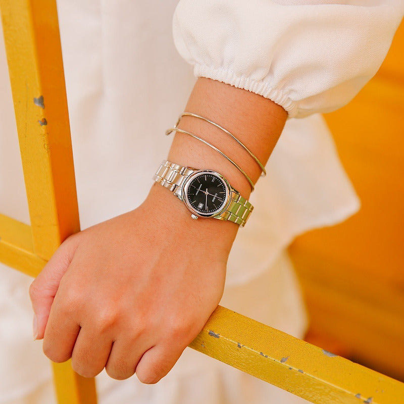 Reloj Casio Metalico Ltp-v002d Color Surtido/relojesymas