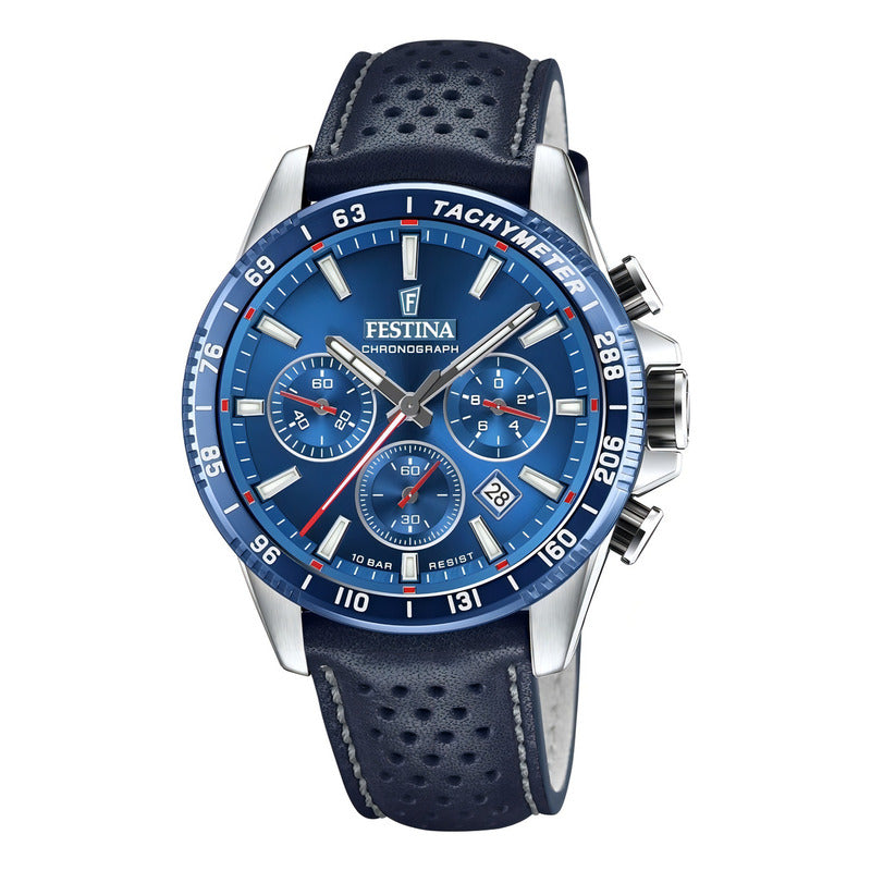 Reloj F20561/3 Festina Hombre Timeless Chronograph Azul Oscuro Azul