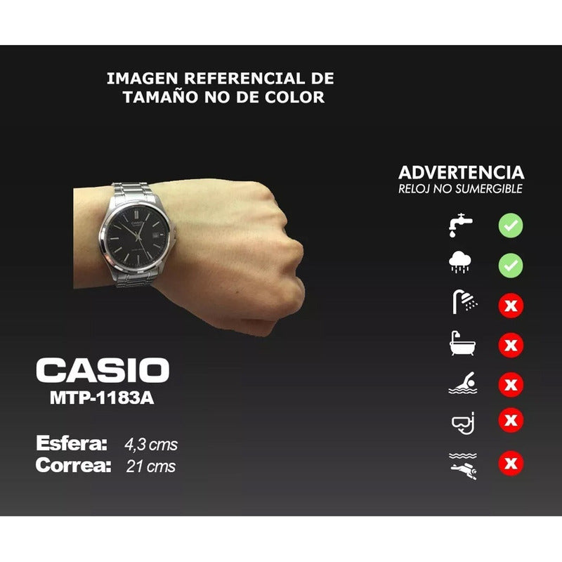 Reloj Casio Hombre Mtp-1183a Colores Surtidos/relojesymas