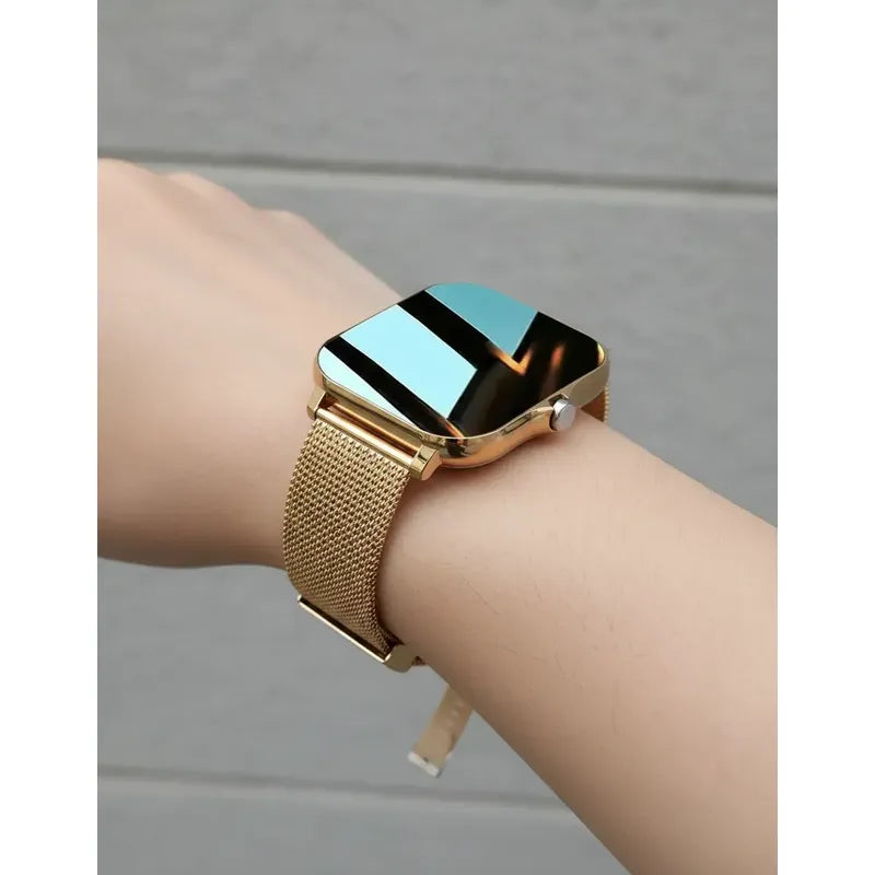 Smart Watch Bluetooth Derwye Dorado Mas Correa Milanés