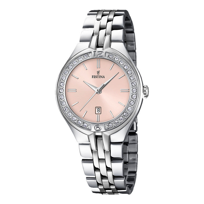 Reloj Festina The Originals F16867/6 Mujer Plateado Plateado Rosa