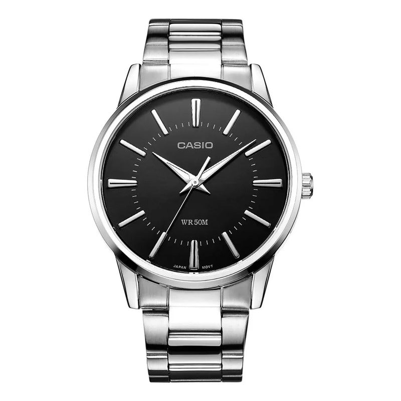 Reloj Casio Mtp-1303d-1av Acero Inoxidable Sumergible 50m Plateado