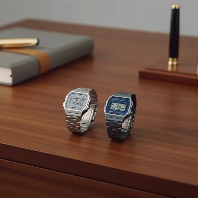 Reloj Casio Vintage A158wea-2 Original Plateado