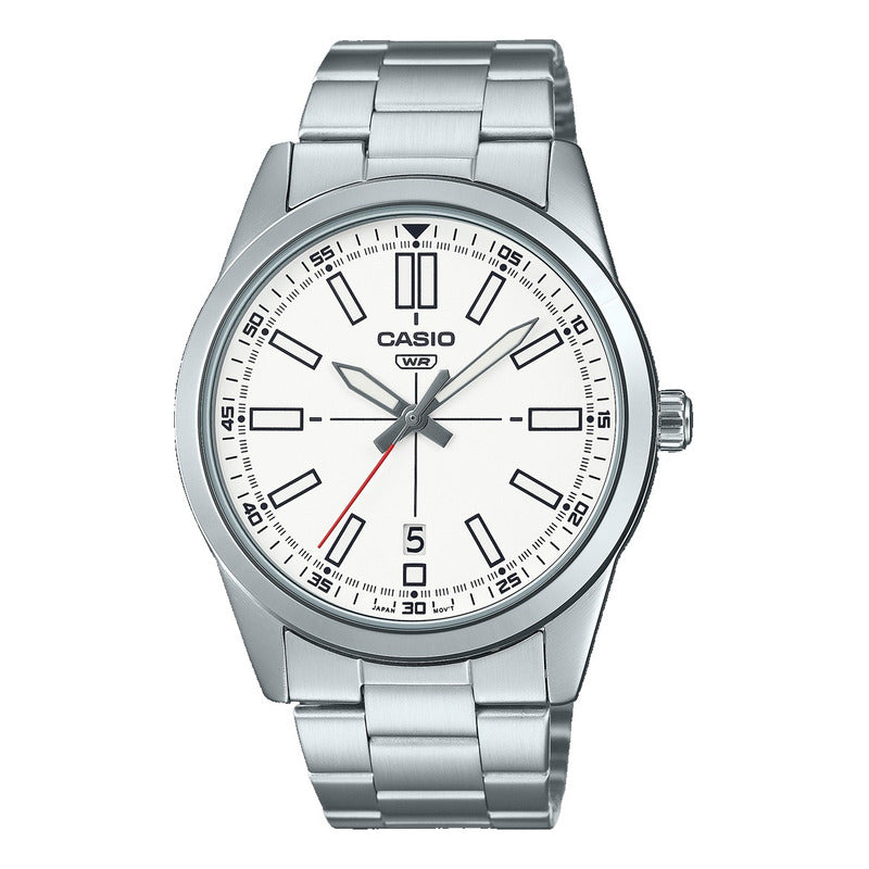 Relojes Pulsera Casio Metal Mtp-vd02d-7e Original Plateado