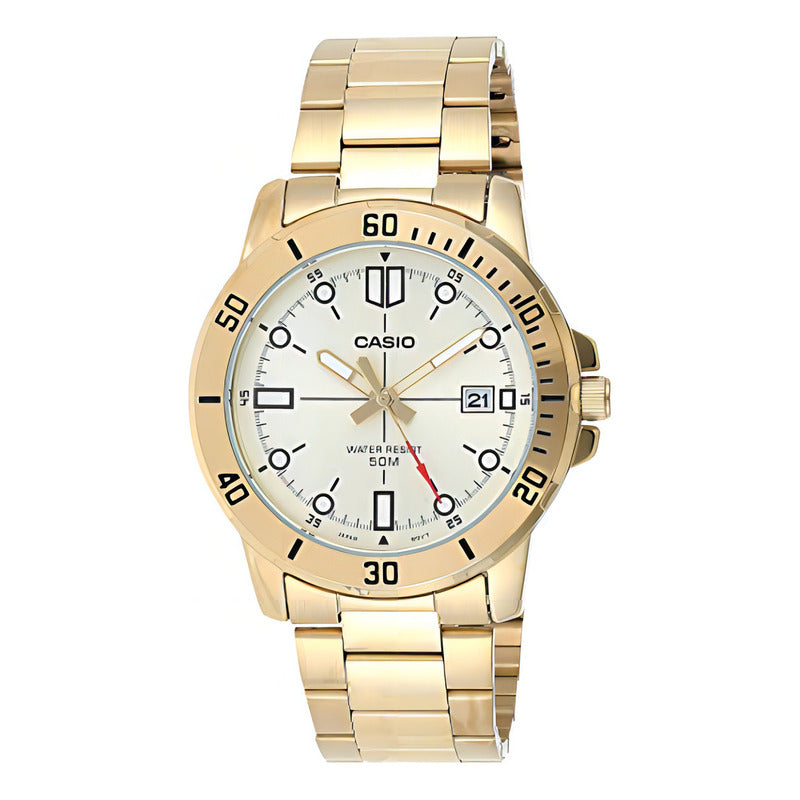 Casio Mtp-vd01g-9ev Reloj Analógico Deportivo Para Hombre, T