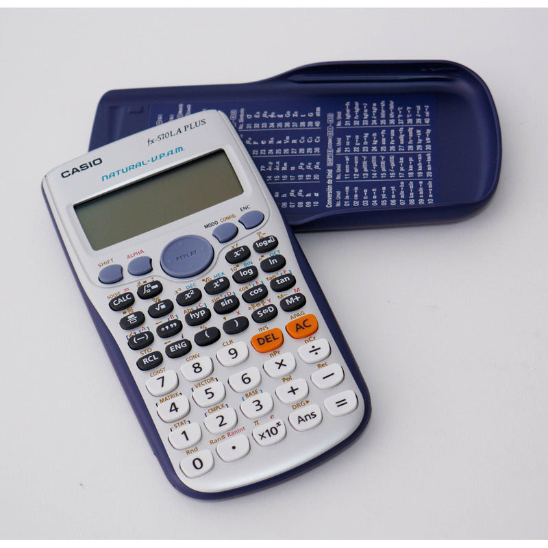 Calculadora Casio Científica Fx-570laplus Negra Gris