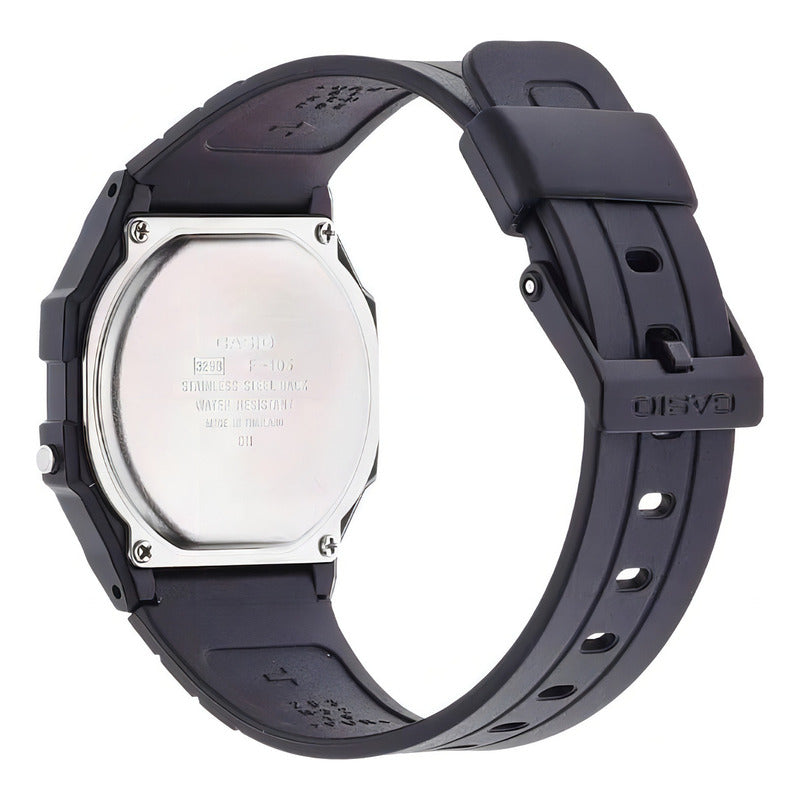Reloj Casio F-105w-1a Hombre Vintage Negro Azul