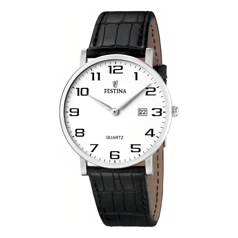 Reloj Festina Para Hombre Con Correa De Cuero Clásico