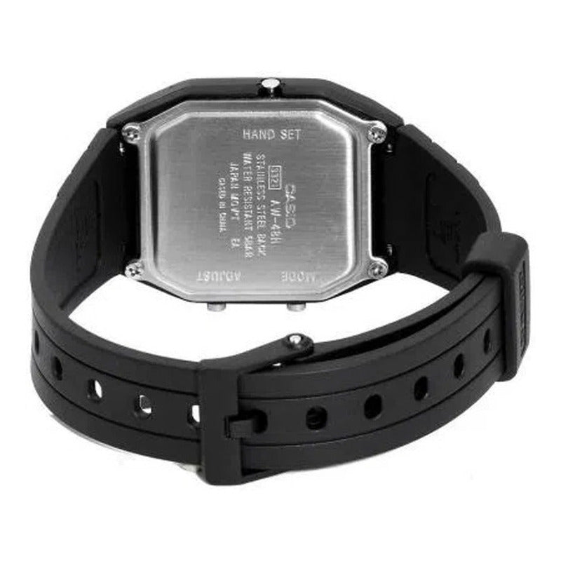 Reloj Casio Análogo Digital Aw-48he-8avdf Original Negro