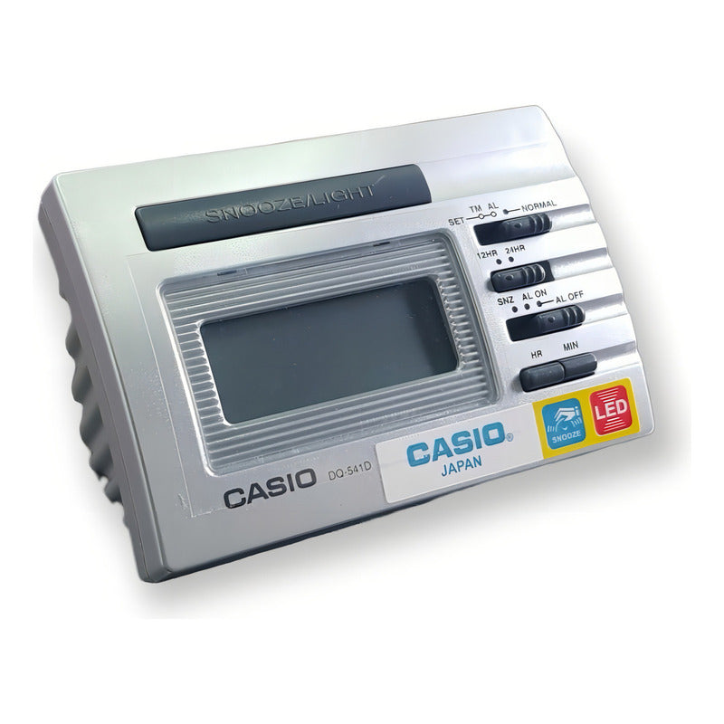 Reloj Despertador Digital Casio Plateado - Dq-541-8r