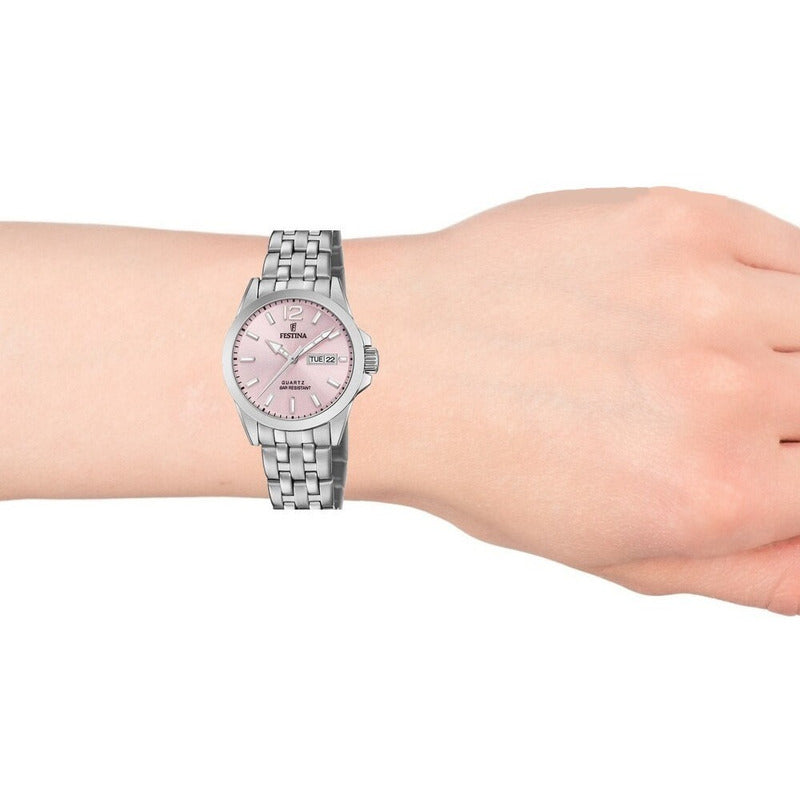Reloj Festina The Originals F20455 Mujer Relojesymas Plateado Rosa