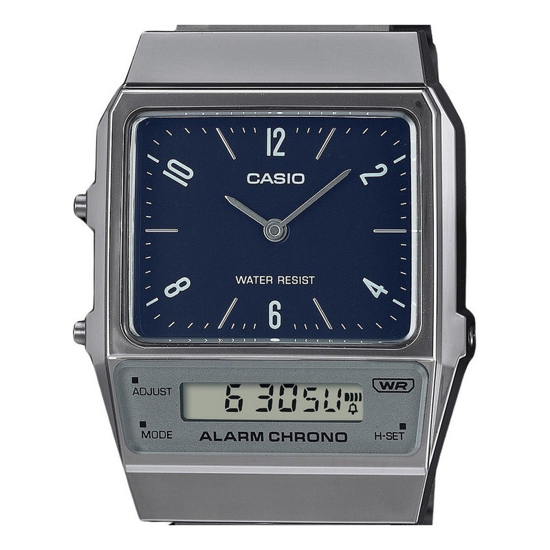 Reloj Casio Analogo Digital Metal Aq-800eb-2a Original Negro