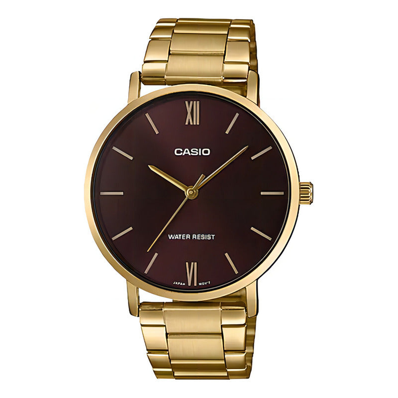Reloj Casio Para Hombre De Acero Inoxidable Dorado
