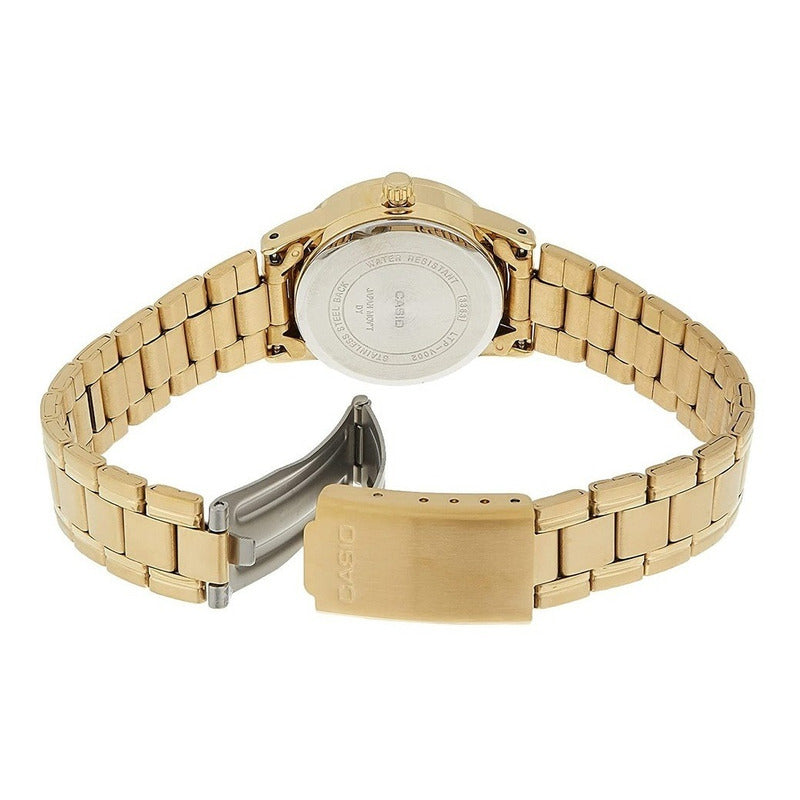 Reloj Casio Dama Ltp-v001g-9b Nuevo Original/relojesymas Dorado 9b