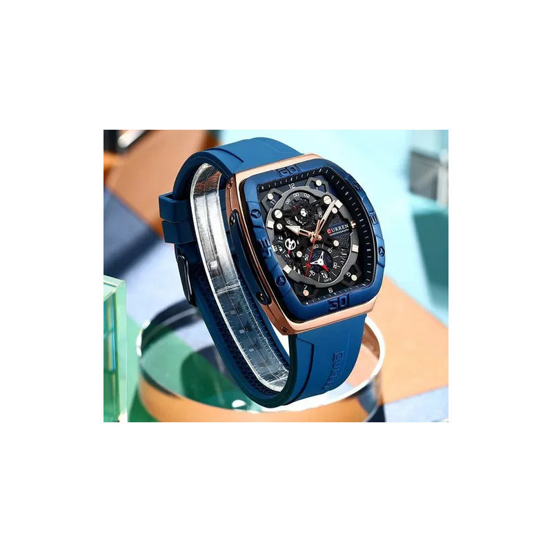 Reloj Para Hombre Curren 8443 Kred8701 Azul