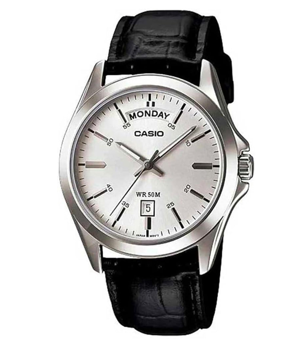 Reloj Casio Mtp_1370l_7av Cuarzo Hombre Color De La Correa Negro