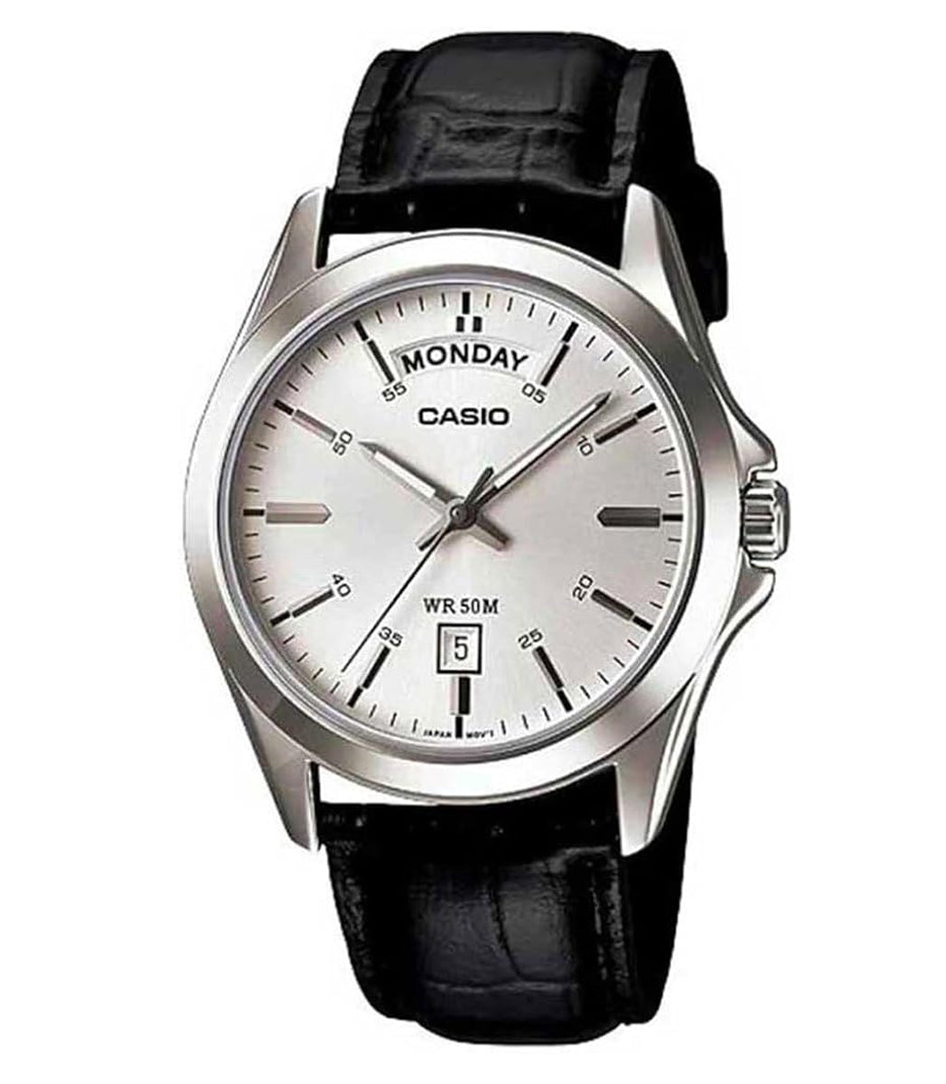 Reloj Casio Mtp_1370l_7av Cuarzo Hombre Color De La Correa Negro